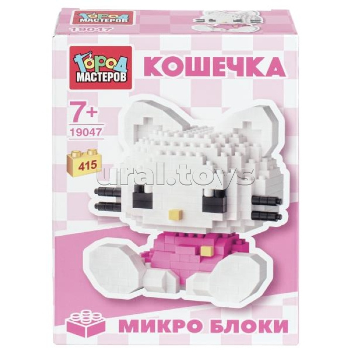 Конструктор 3D сборная фигурка "Хеллоу Китти" 415 дет.