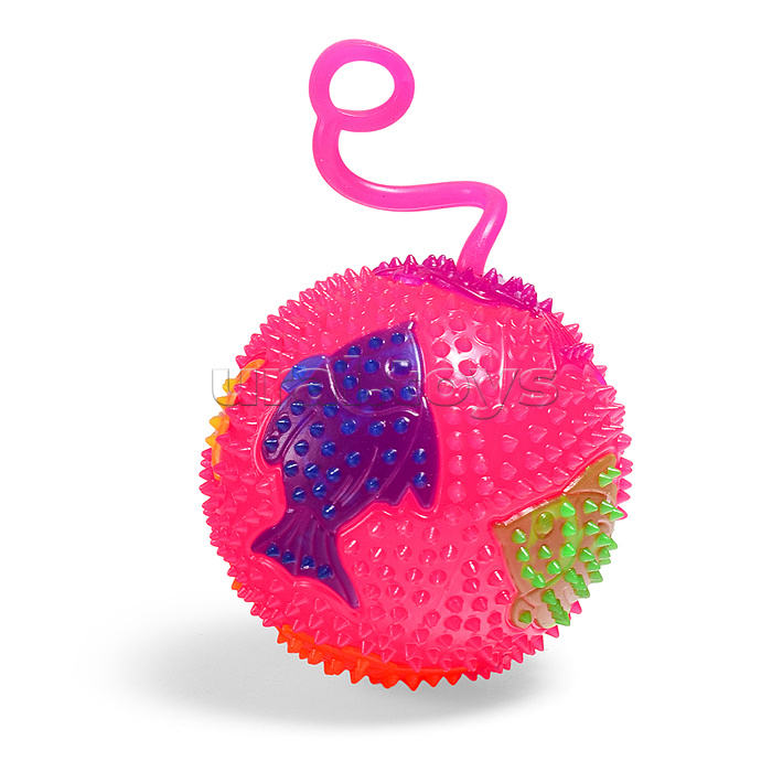 Игрушка-пищалка "Колючие рыбки" (7,5 см) в коробке