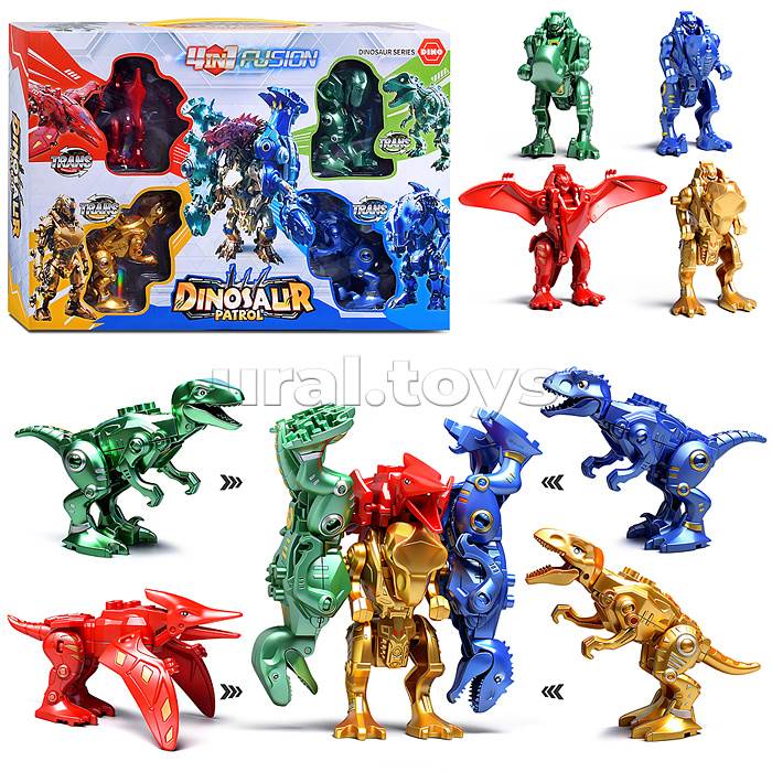 Робот "Дино патруль" в коробке