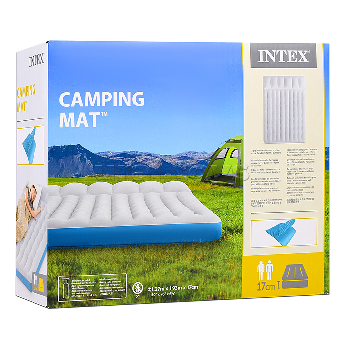 Надувной матрас Camping Mats (127х193х17 см)