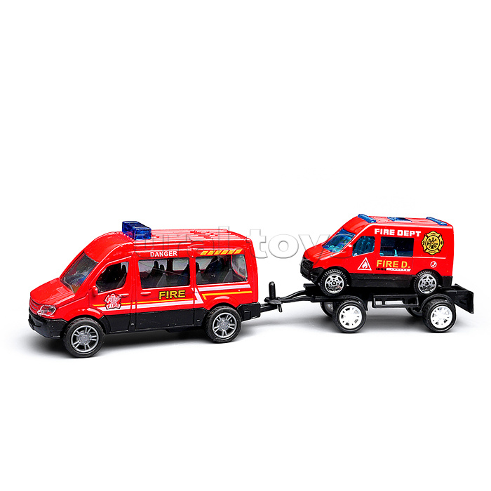 Машина "Пожарная служба" металл, вкоробке