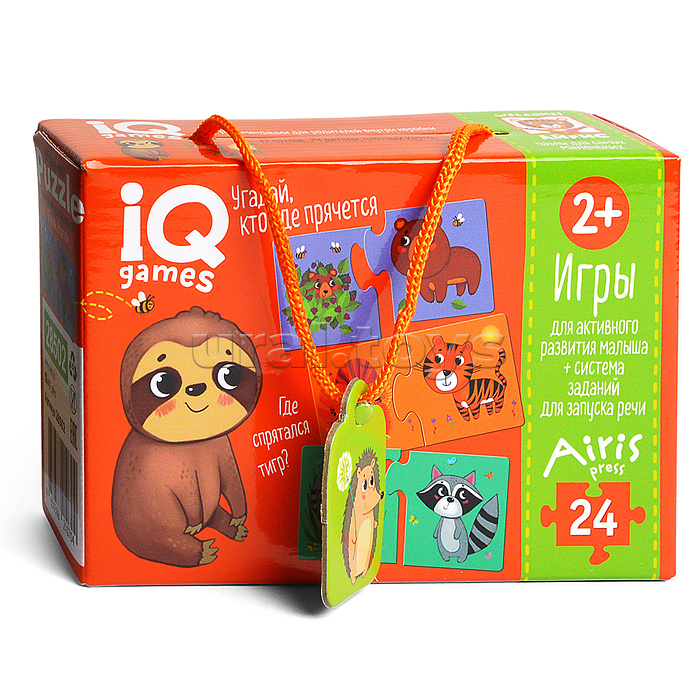 IQ игры для самых маленьких. Парочки. Угадай, кто где прячется 2+Запуск речи