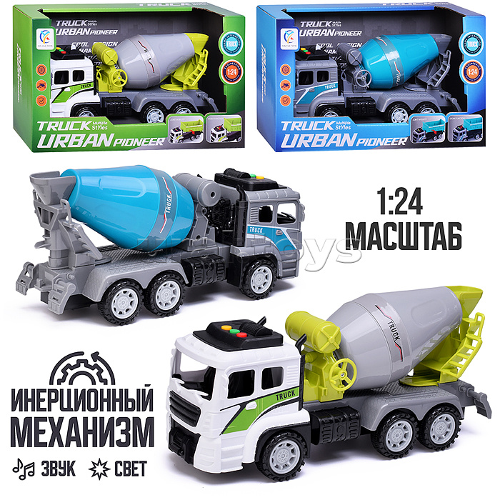 Машина "Цементовоз" в коробке Машина "Цементовоз" в коробке