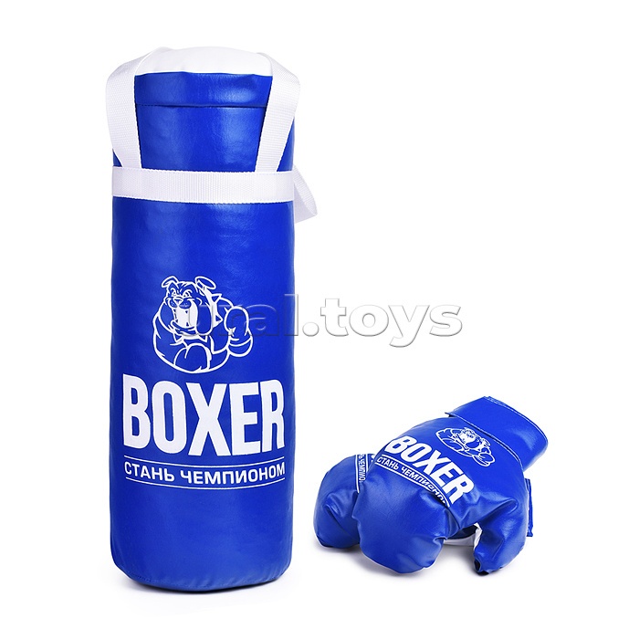Боксерский набор №3 50см (синий)