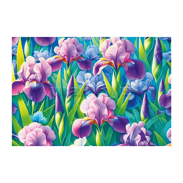 Конверт художественный средний "Ирисы"