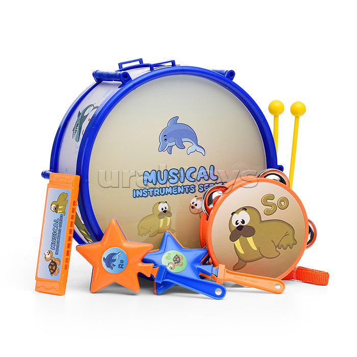 Набор музыкальных инструментов "Веселись и играй-2" в пакете