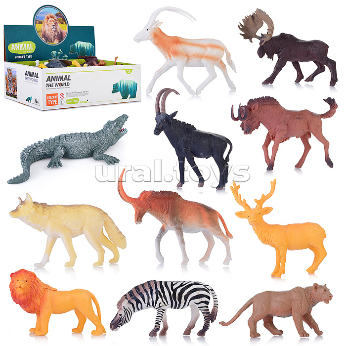 Набор животных "Животные Африки" в коробке