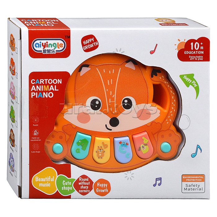 Пианино "Бельчонок" в коробке