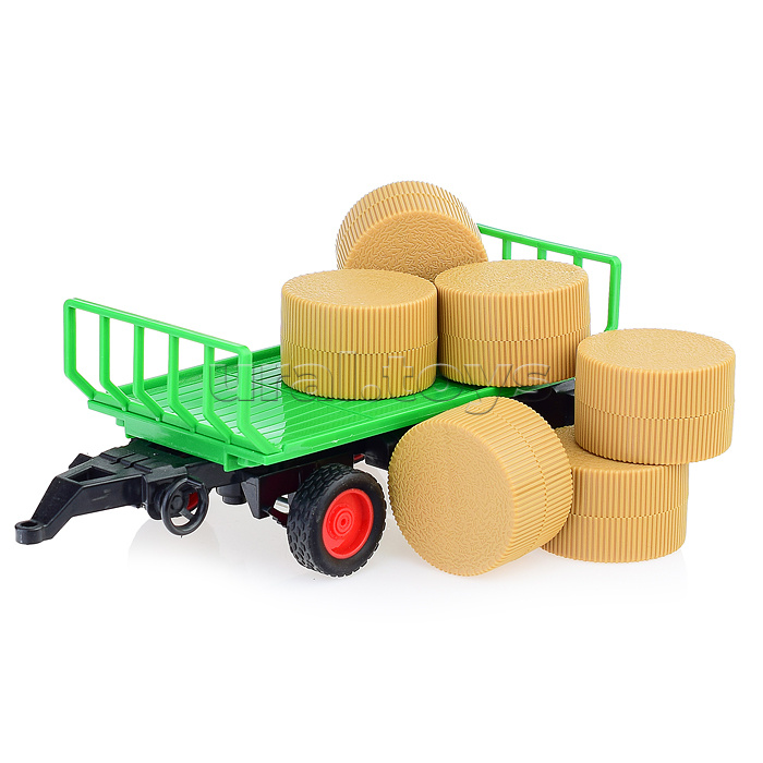 Трактор "Сеновоз" 1:16 (свет, звук) в коробке