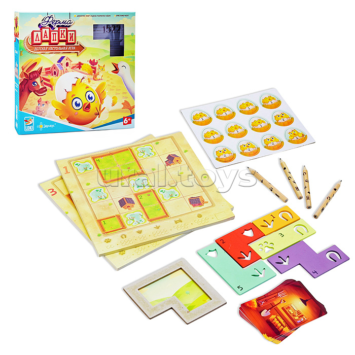 Игра настольная "Ферма Лапки"