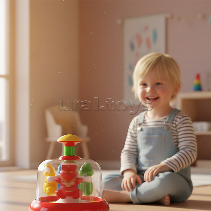 Юла-карусель "Домашние любимцы" (в п/пакете)