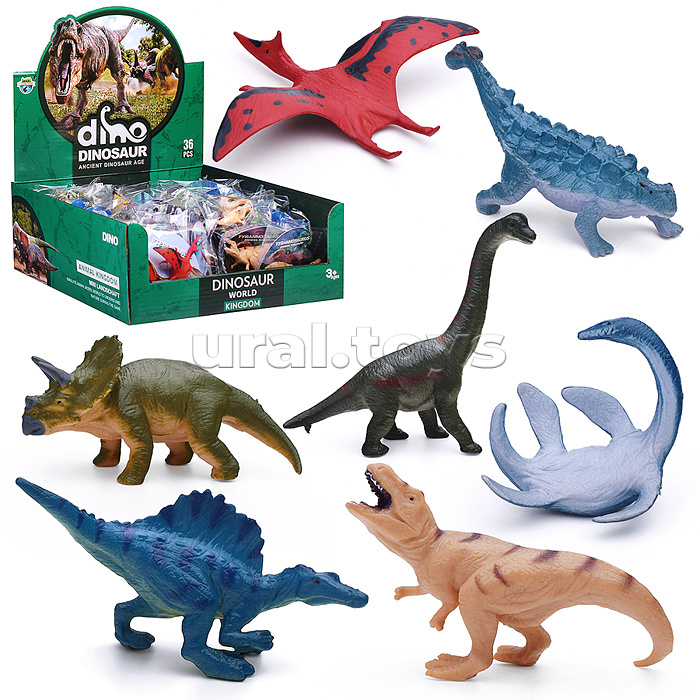 Набор животных "Динозавры" (в ассортименте) в коробке Набор животных "Динозавры" (в ассортименте) в коробке