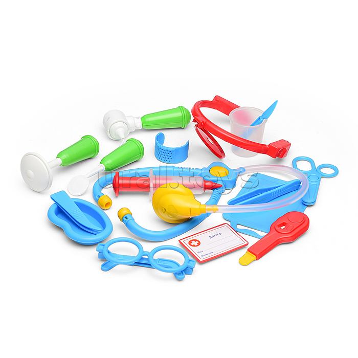 Набор доктора в тележке