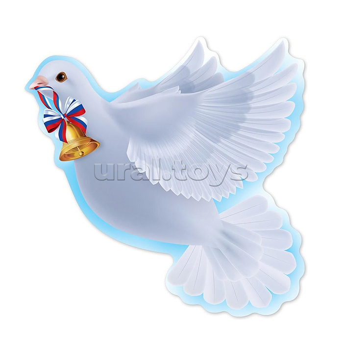 Украшение на скотче "Голубь"