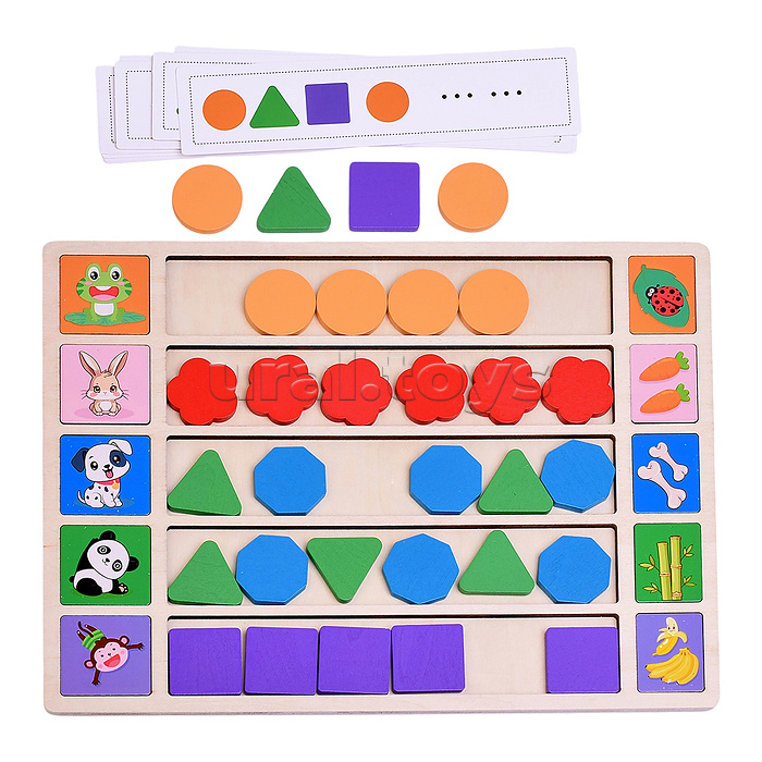 Игрушка развивающая " Цветные фигурки"