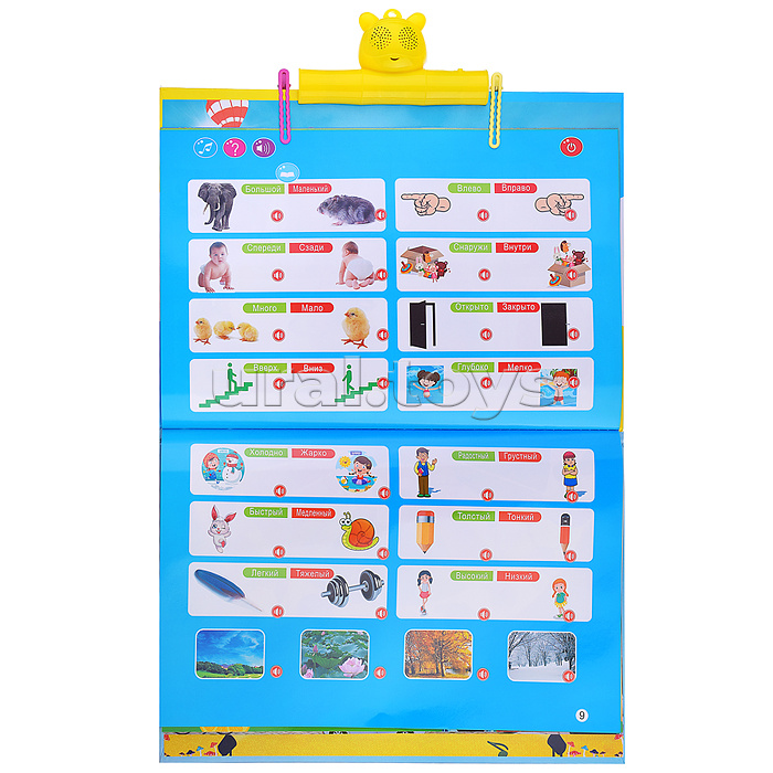 Плакат развивающий "Говорящая книжка"
