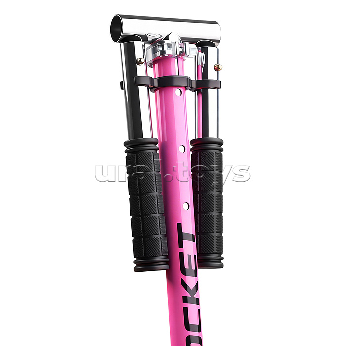 Самокат ROCKET колеса PU 200 мм, ABEC 7, розовый (в пакете)