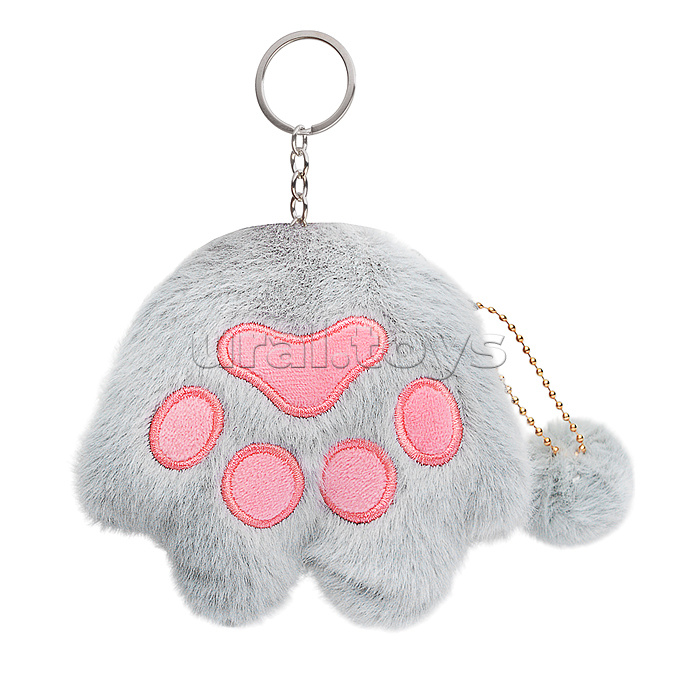 Мягкий брелок-кошелек "Лапка" 12см