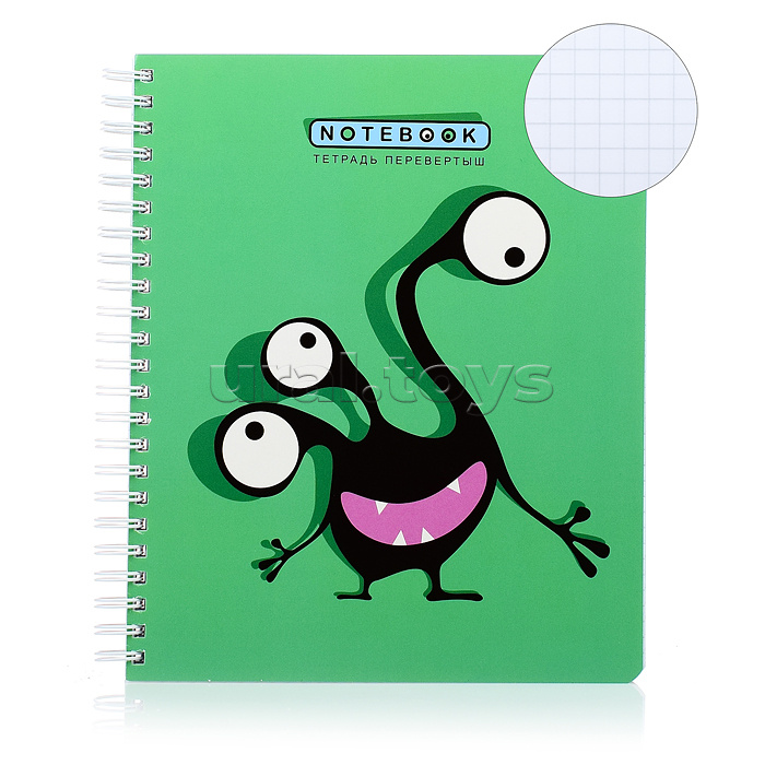 Тетрадь 96л клетка/линия А5 гребень S Перевертыш Кляксоиды Тетрадь 96л клетка/линия А5 гребень S Перевертыш Кляксоиды