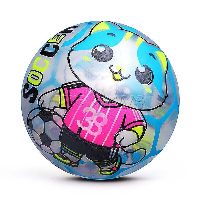 Мяч надувной детский PVC "Забавный енотик" 22см