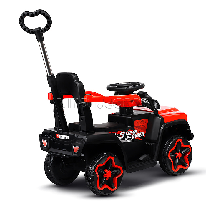 Электромобиль детский "Супер авто" (цвет красный)