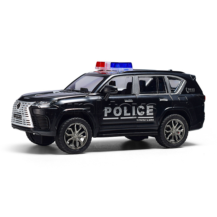 Машина "Полицейский джип" (свет, звук) в коробке