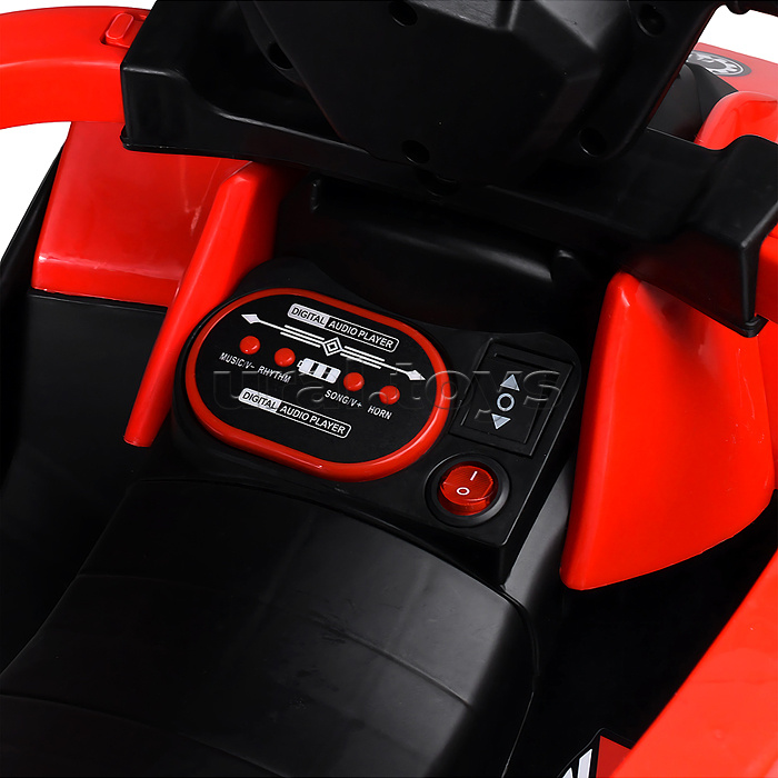 Электромобиль детский "Квадроцикл" (цвет красный)