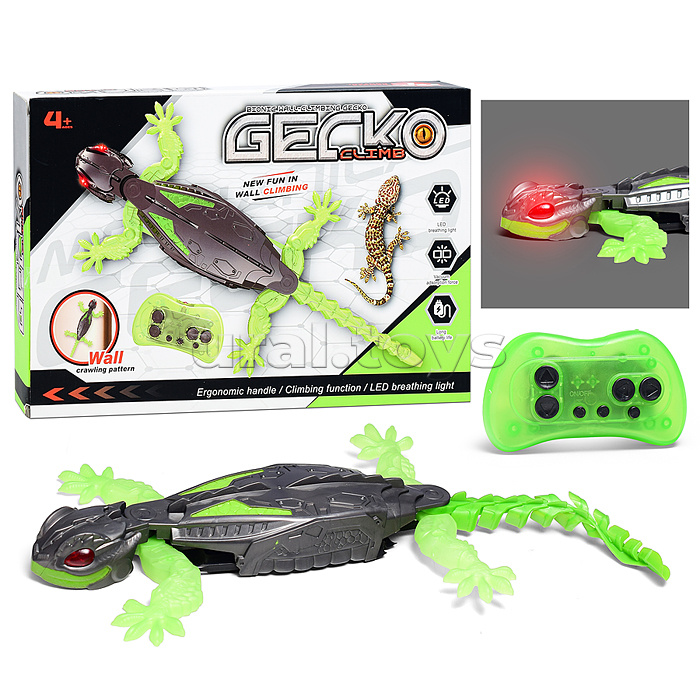 Ящерица "Игуана" антигравитационная, р/у, 27 MHz, USB, в коробке