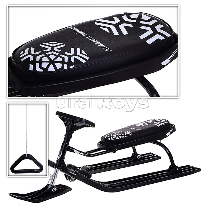 Игрушка Снегокат детский 102-31/1 "Russian Winter" с черной рамой (черный)