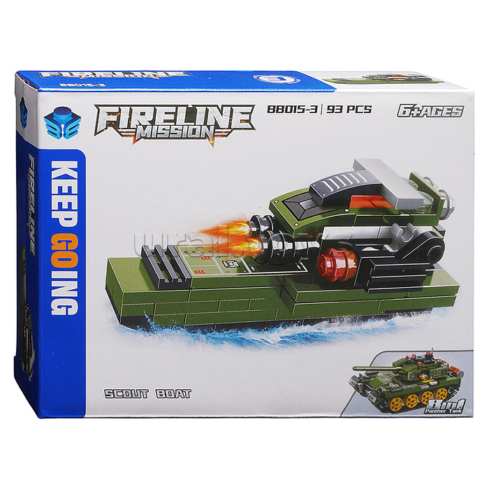 Конструктор "Танк" 8 в 1 (784 дет.) в коробке