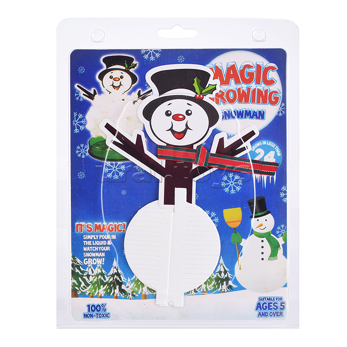 Набор опытов "Волшебный снеговичок" в коробке