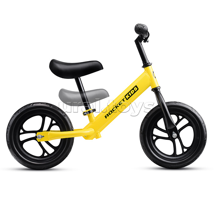 Беговел 12" Rocket, колеса EVA, цвет желтый,