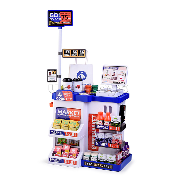 Набор Супермаркет "Юный продавец" (свет, звук) в коробке