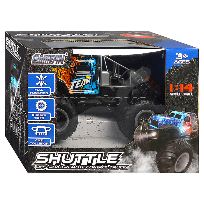 Машина "Багги-графити" р/у, 27 MHz, в коробке