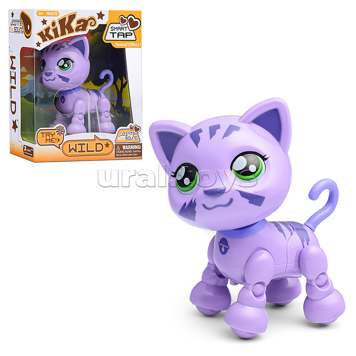 Кошка "Wild" на батарейках, в коробке