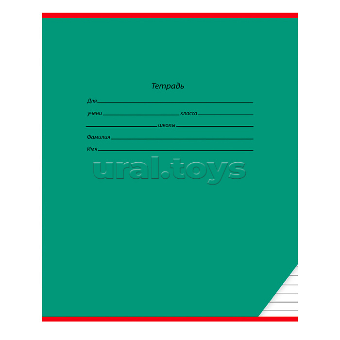 Тетрадь 12л. узкая линия "Классика" цвет.мелов.обл.,5 дизайнов в спайке