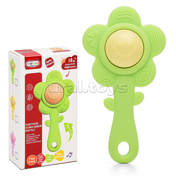 Погремушка "Цветок" в коробке