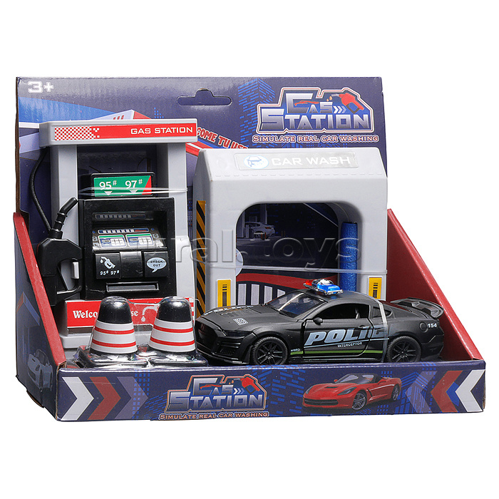 Игровой набор "Заправка" в коробке