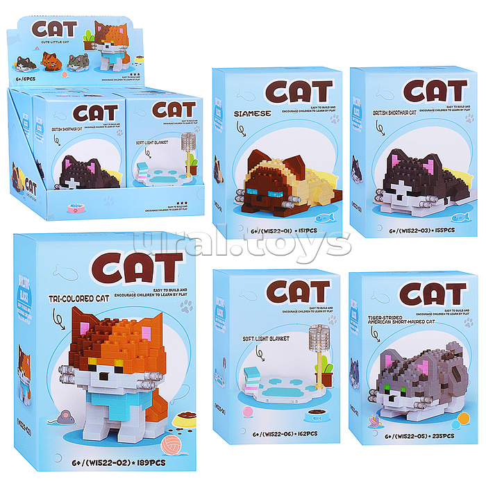 Конструктор "Забавные кошечки" ( в ассортименте) в коробке