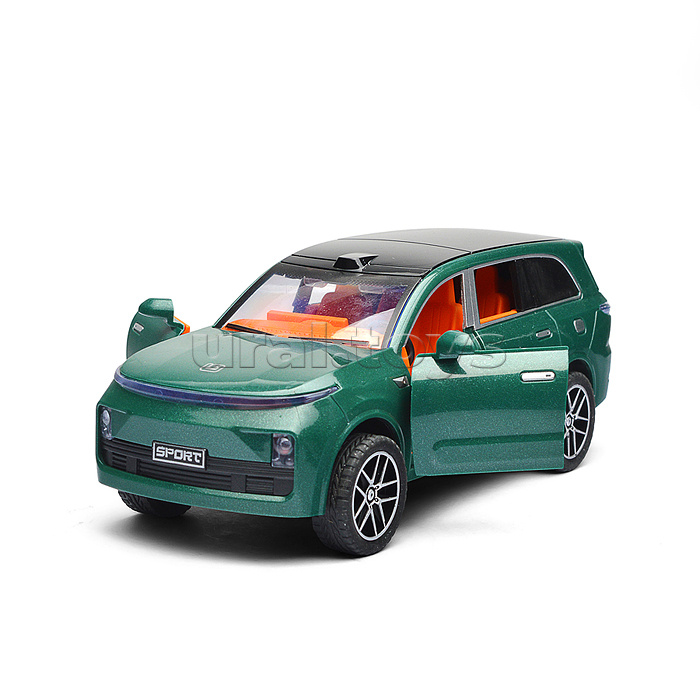 Машина "Внедорожник" (свет, звук, спрей) в коробке