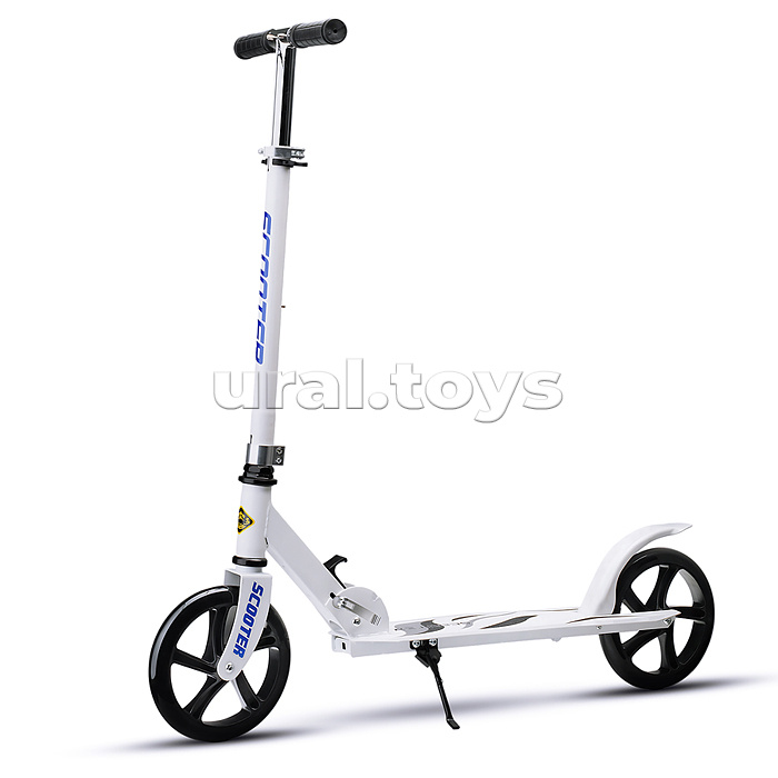 Самокат 2-х кол., белый, в коробке