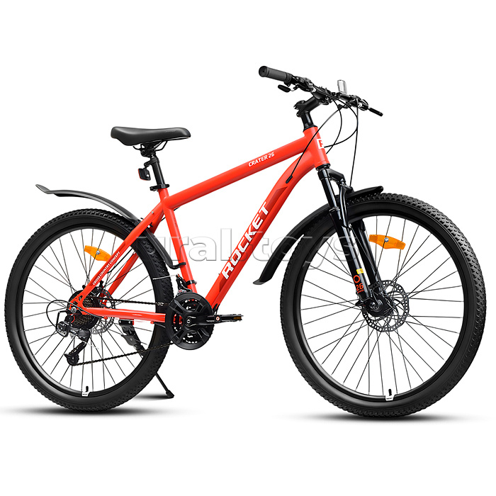 Велосипед 26" Rocket Crater 26, цвет красный, размер 18"
