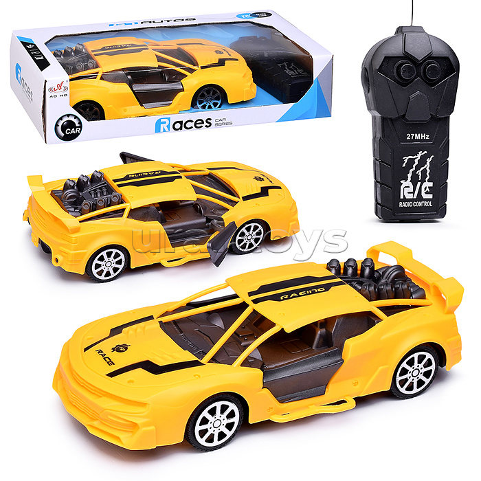 Машина "Демон скорости" р/у, 27 MHz, в коробке