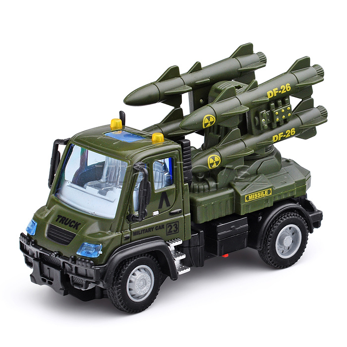 Машина "Военная. Ракетная установка" р/у, в коробке