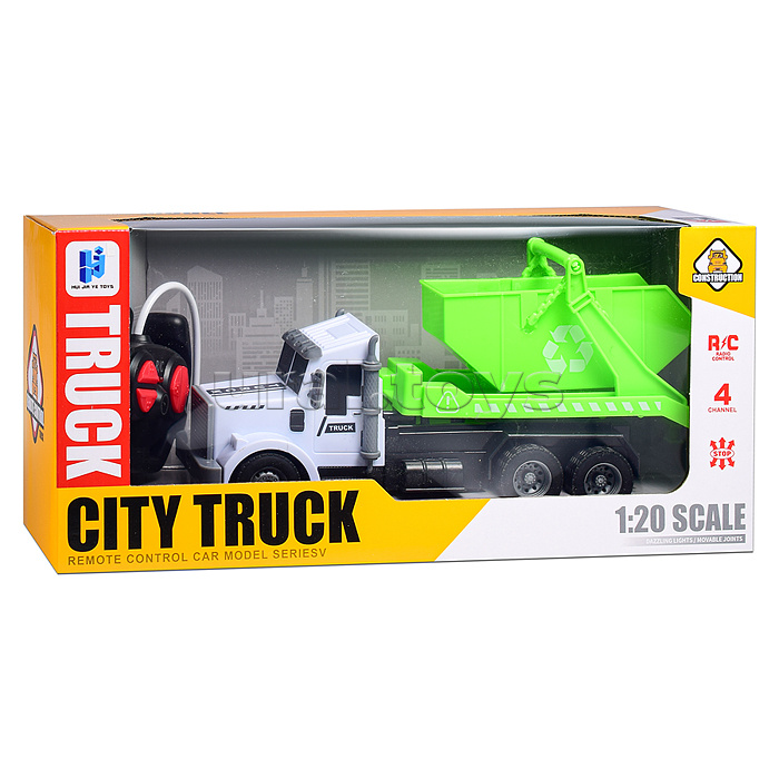 Машина "Мусоровоз" р/у, 27 MHz, в коробке