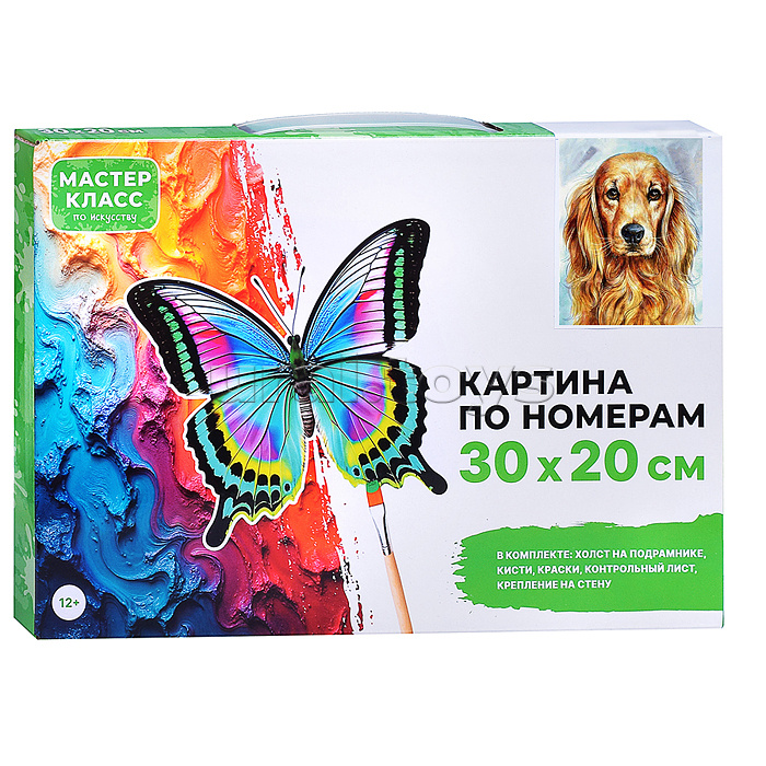 Картина по номерам "Верный пес" 30*20 см.