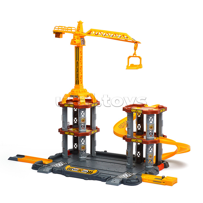 Парковка "Приключения на стройке" (82 предмета) в коробке Парковка "Приключения на стройке" (82 предмета) в коробке