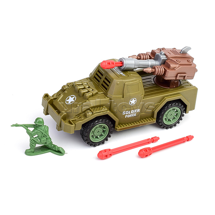 Набор военная техника "К бою готов!" с солдатами, в пакете Набор военная техника "К бою готов!" с солдатами, в пакете