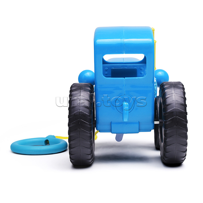 Каталка 25+ песен, стихов, звуков. пластик. свет "Синий трактор"