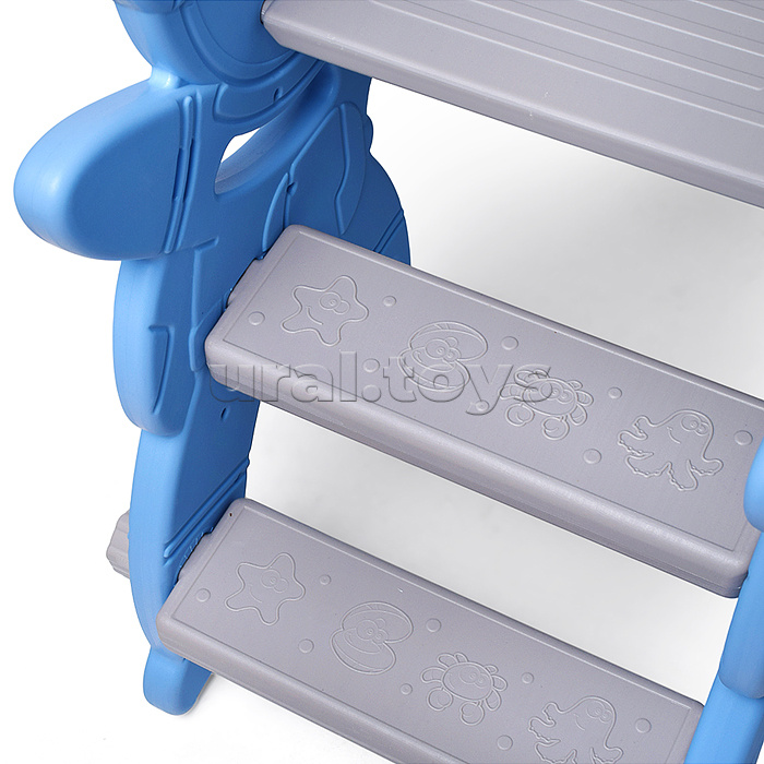 Горка детская "Космонавт" (цвет голубой)